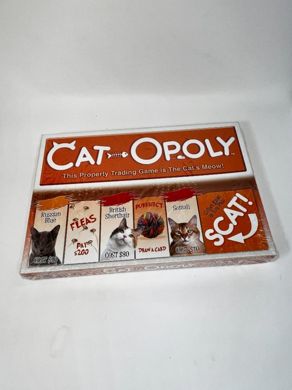 NEW Cat-Opoly Board Game by Late for the Sky Cat Lovers Catopoly Monopoly